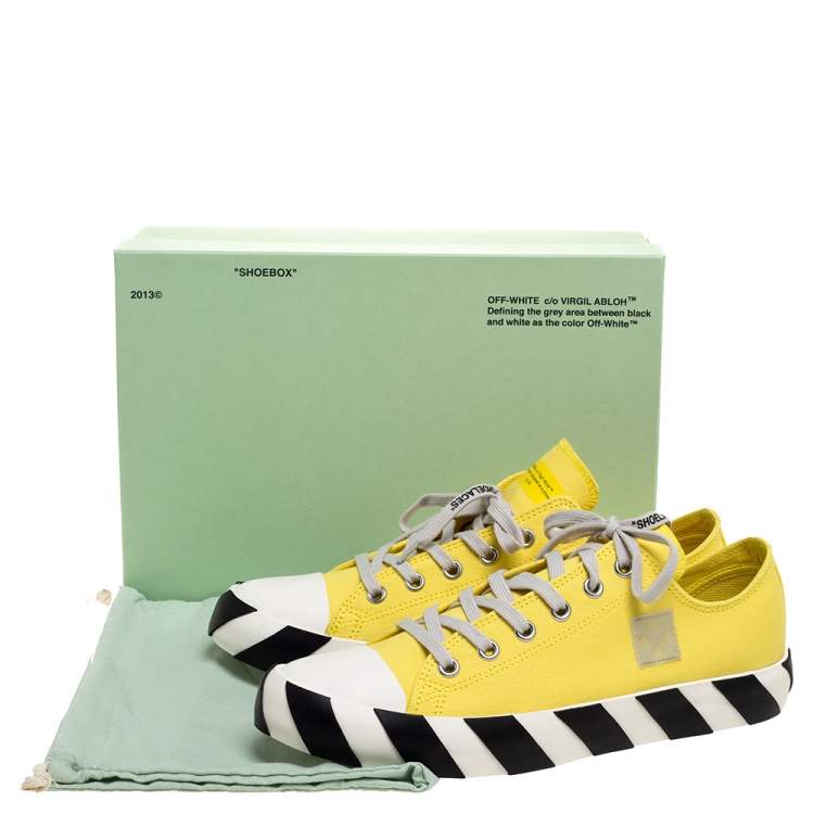 yellow canvas sneakers