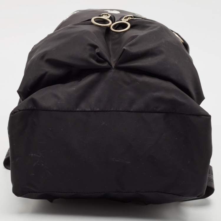 Pre Owned Off-White Black Nylon Logo Backpack