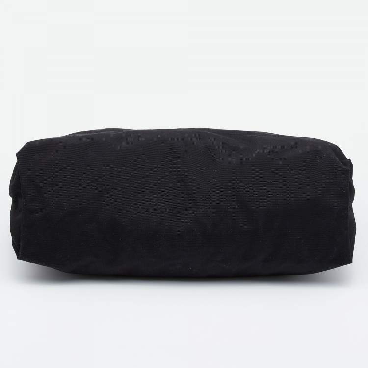 Pre Owned Off-White Black Canvas "Goods" Quote Tote
