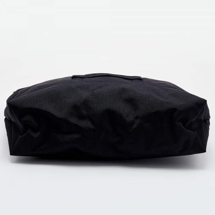 Pre Owned Off-White Black Canvas Tote
