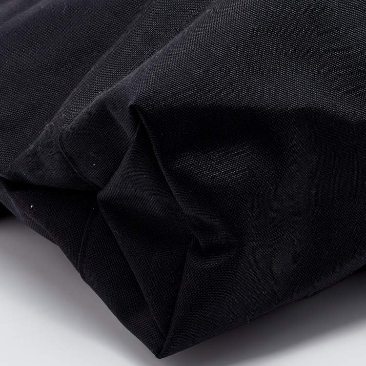 Pre Owned Off-White Black Canvas Tote