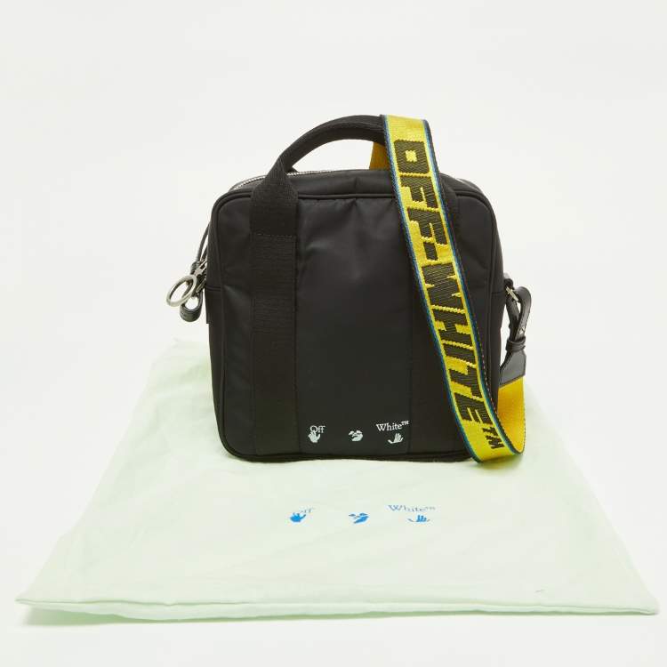 Pre Owned Off-White Black Nylon Messenger Bag