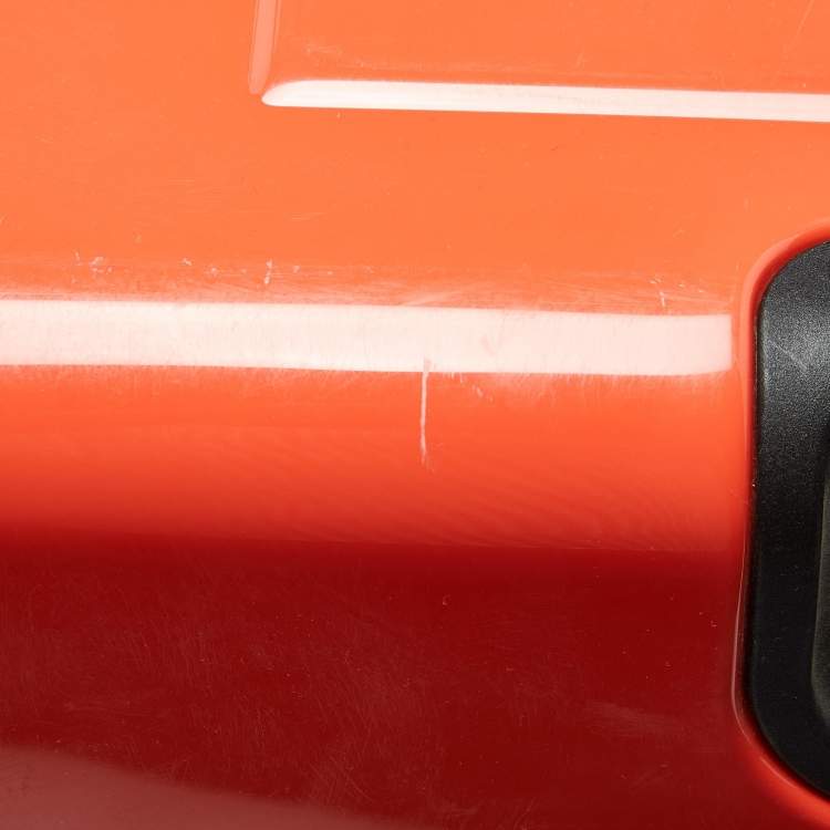 Pre Owned Off-White x Rimowa Orange PVC Virgil Abloh Suitcase