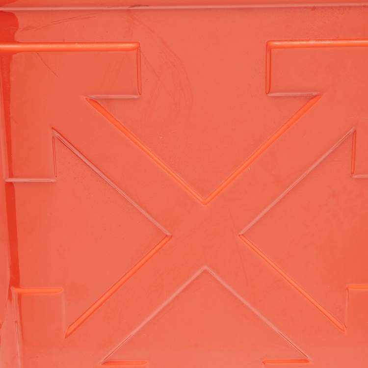 Pre Owned Off-White x Rimowa Orange PVC Virgil Abloh Suitcase
