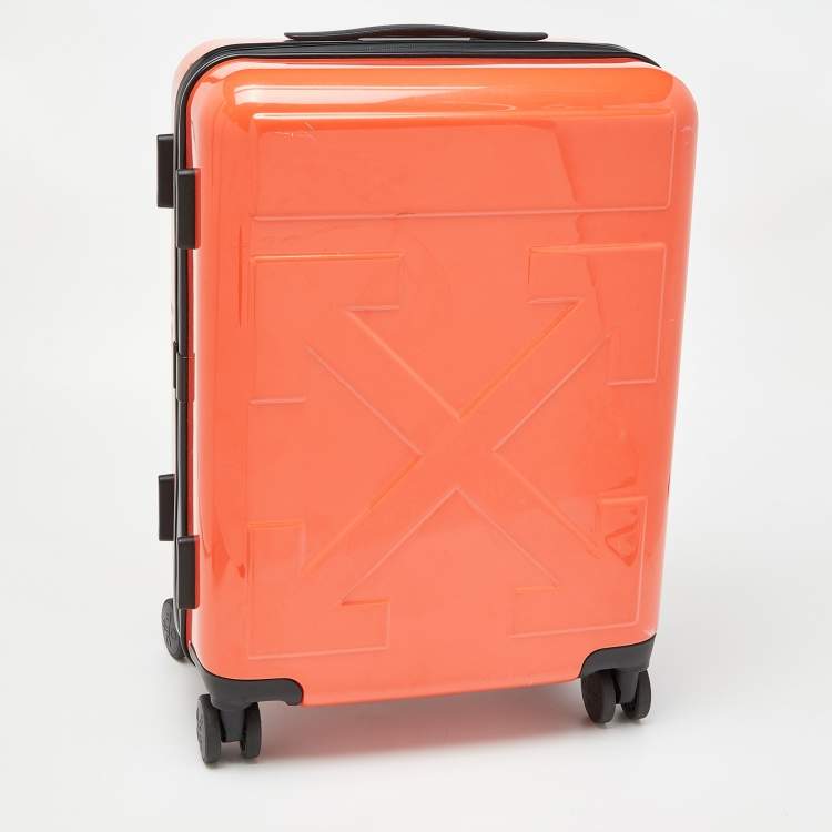 Pre Owned Off-White x Rimowa Orange PVC Virgil Abloh Suitcase