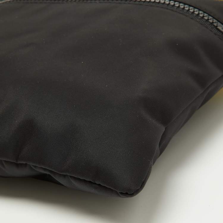 Pre Owned Off-White Black Nylon Off-Core Messenger Bag