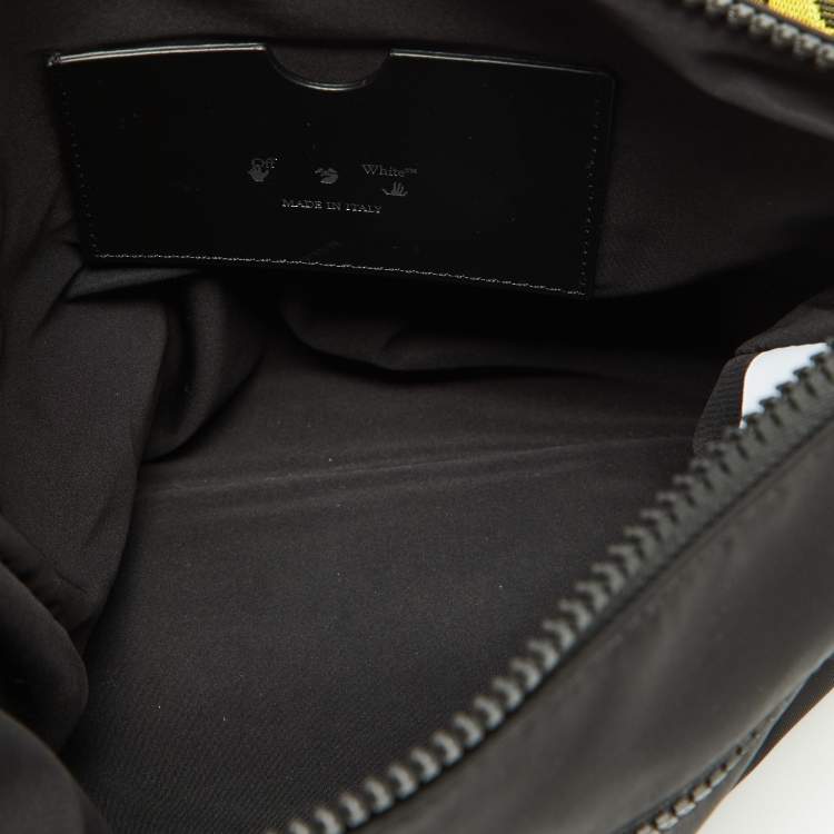 Pre Owned Off-White Black Nylon Off-Core Messenger Bag