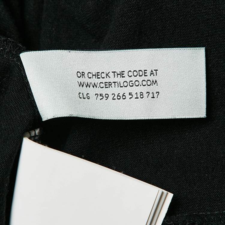 Pre Owned Off-White Black Arrow Print Cotton Jersey T-Shirt XL