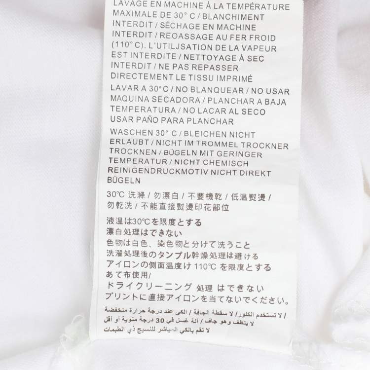 Pre Owned Off-White White Cotton Logo Print Vest XL