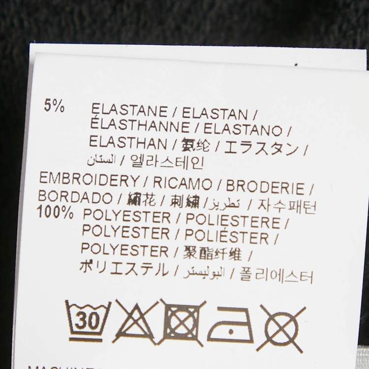 Pre Owned Off-White Black Arrow Applique Cotton Hooded Sweatshirt M