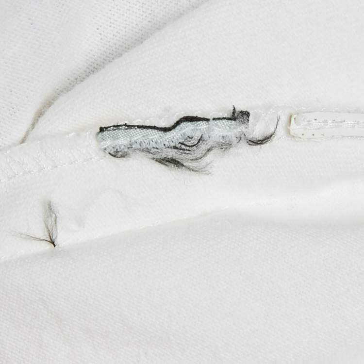 مملوكة مسبقًا Off-White White Caravaggio Print Cotton Oversized T-Shirt L