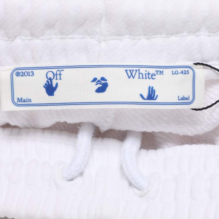 Pre Owned Off-White White Cotton Short S