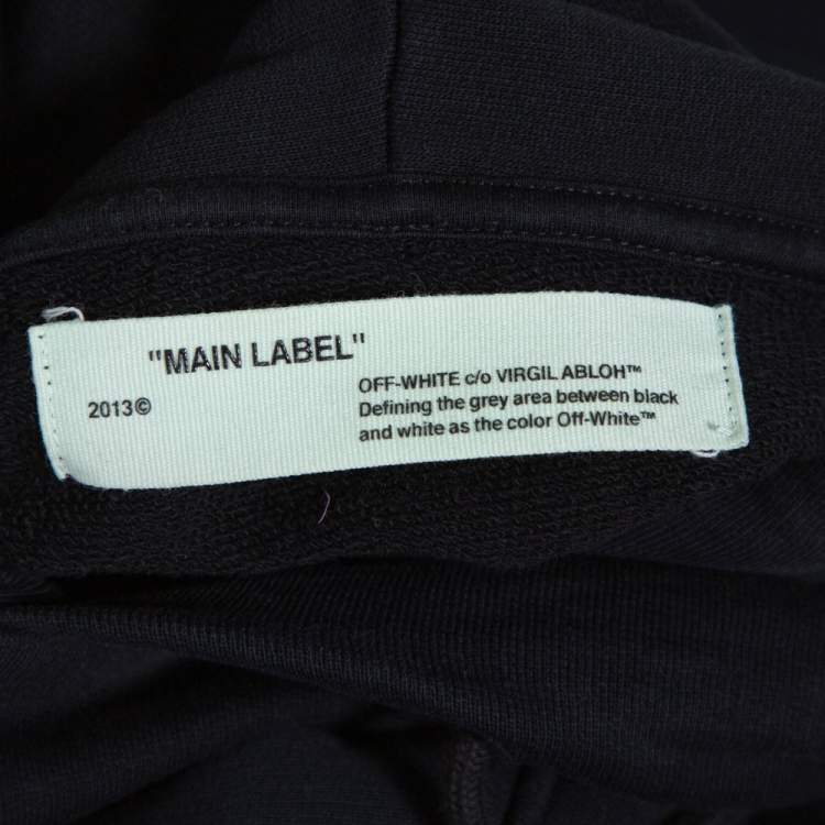 off white main label hoodie