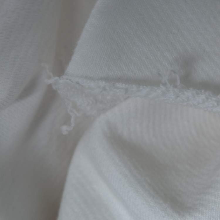 Pre Owned Off-White White Cotton Bart Simpson Teenager Hoodie M