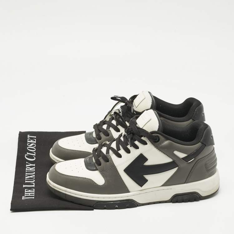 Pre Owned Off-White Multicolor Leather Out Of Office Low Top Sneakers Size 45