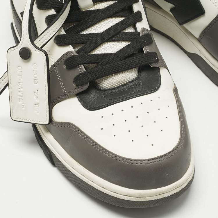Pre Owned Off-White Multicolor Leather Out Of Office Low Top Sneakers Size 45