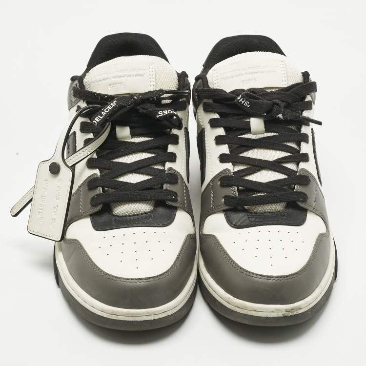 Pre Owned Off-White Multicolor Leather Out Of Office Low Top Sneakers Size 45