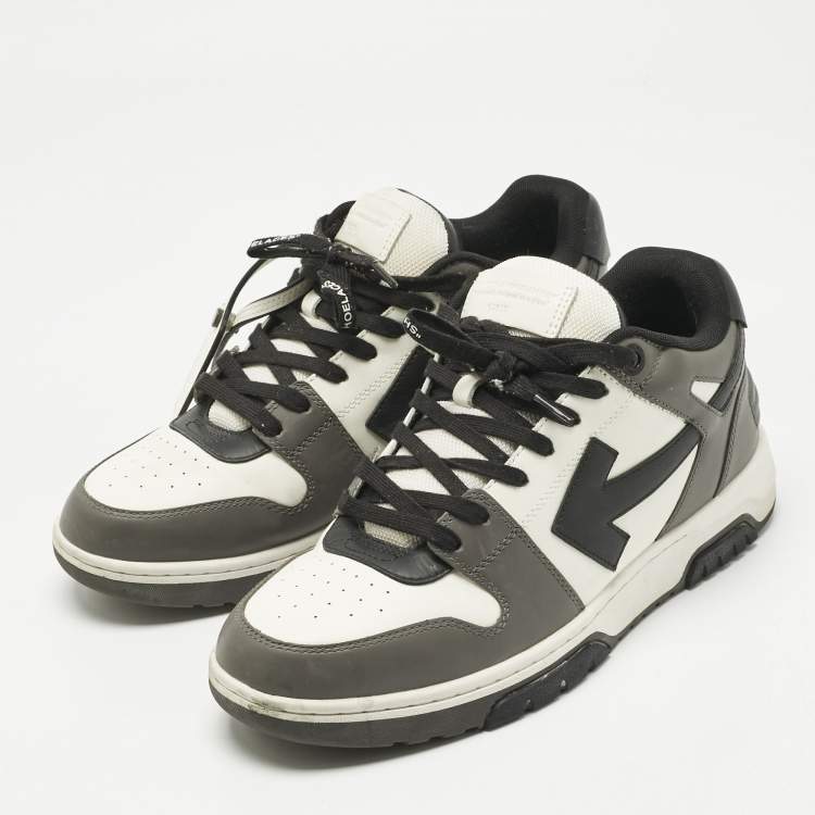 Pre Owned Off-White Multicolor Leather Out Of Office Low Top Sneakers Size 45
