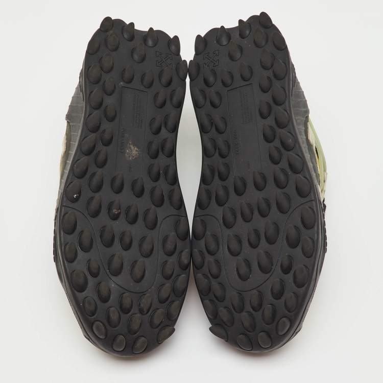 Pre Owned Off-White Multicolor Mesh and Leather Odsy 1000 Sneakers Size 41