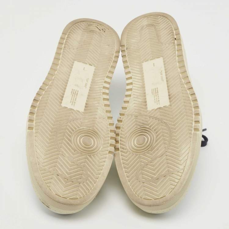Pre Owned Off-White White Leather 2.0 Low Top Sneakers Size 45