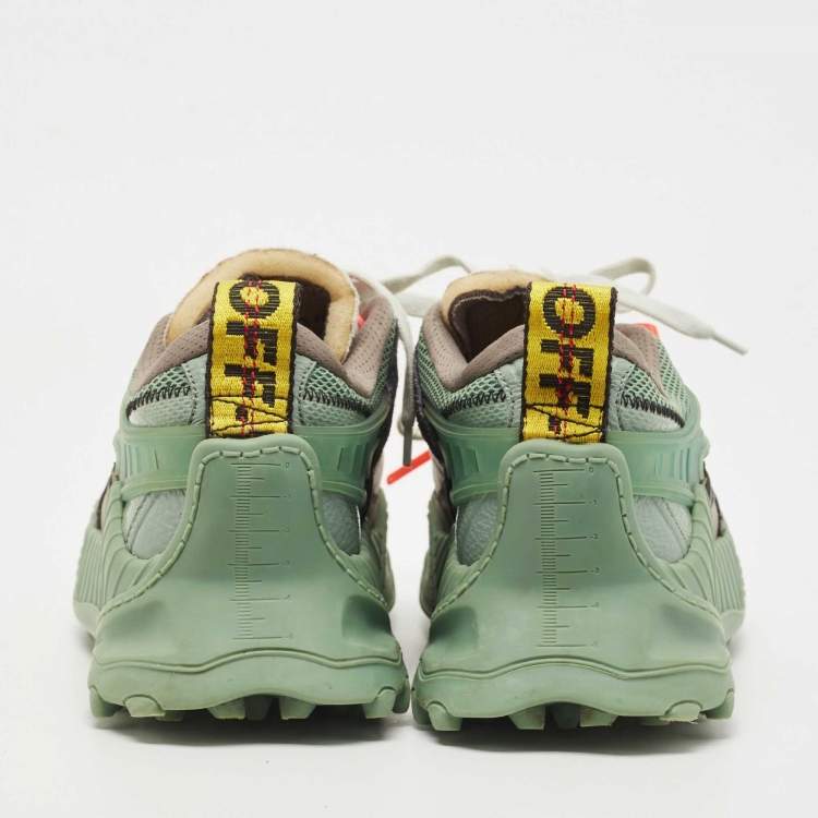 Pre Owned Off-White Multicolor Mesh and Leather Odsy 1000 Sneakers Size 39 