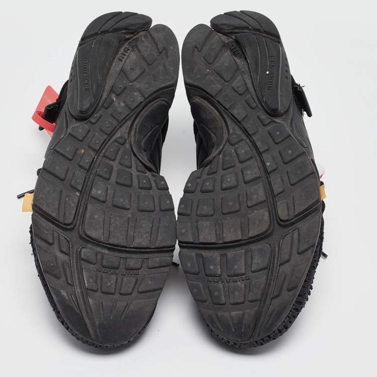 Pre Owned Off-White x Nike Black Mesh and Fabric Air Presto Sneakers Size 41