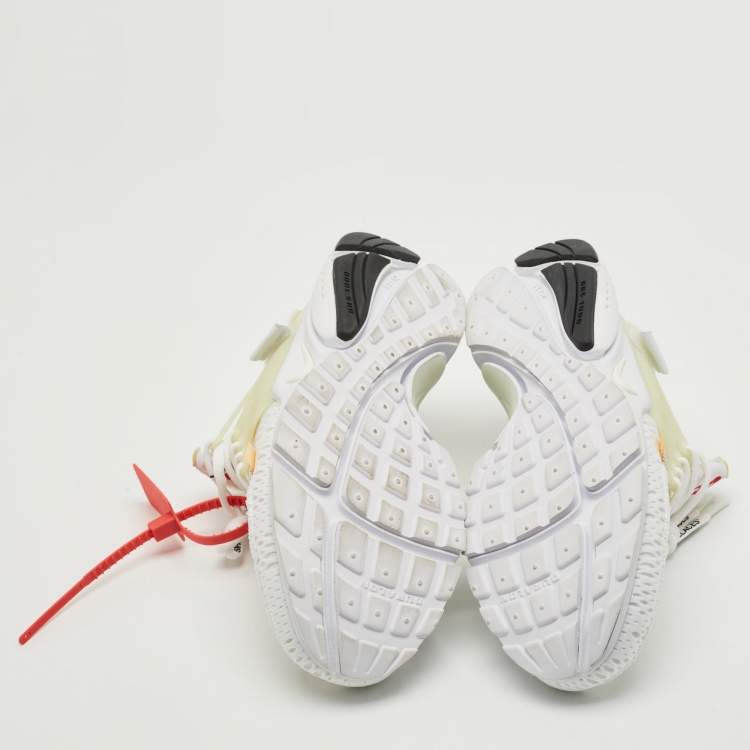 Pre Owned Off-White x Nike White Mesh Air Presto Sneakers Size 42.5