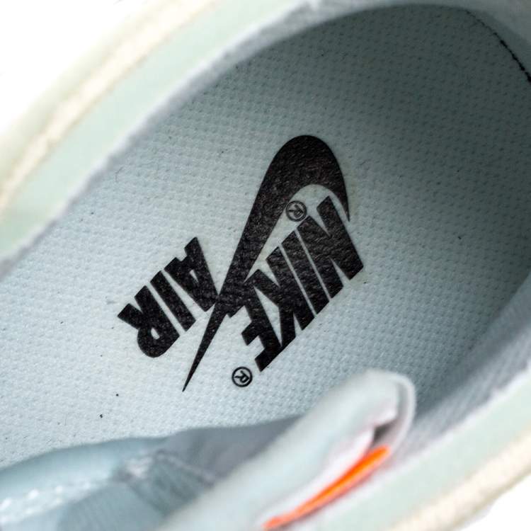 Pre Owned Nike x Off-White Jordan 1 Retro High Top Sneakers Size 44