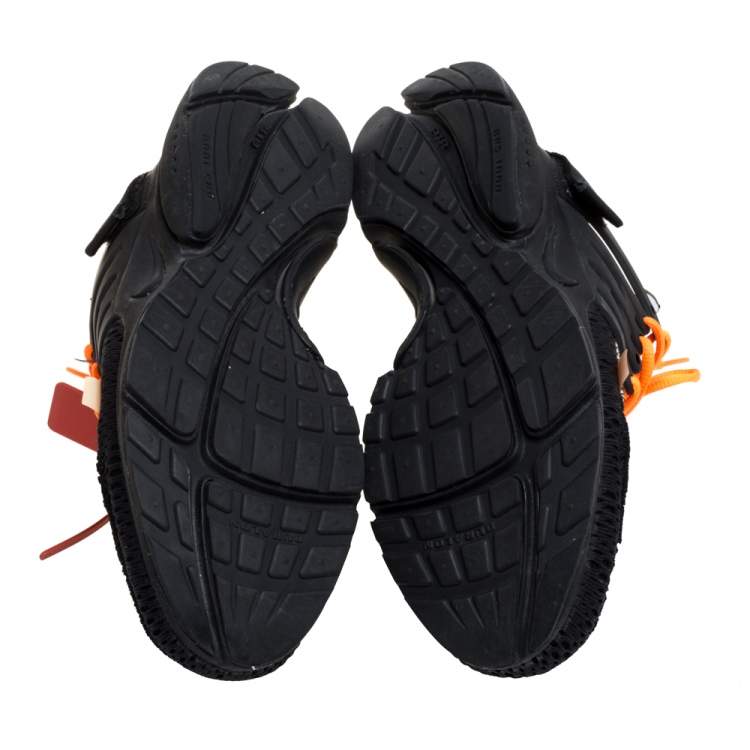 Pre Owned Off White x Nike Black Mesh Fabric The 10 Nike Air Presto Sneakers Size 42.5