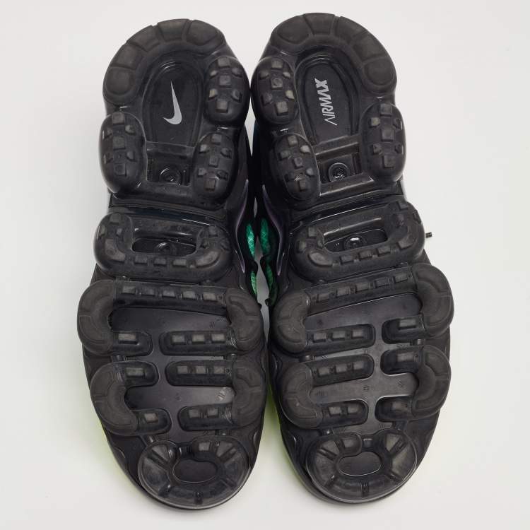 Pre Owned Off white x Nike Aurora Green/Blue Fabric  Air VaporMax Sneakers Size 44