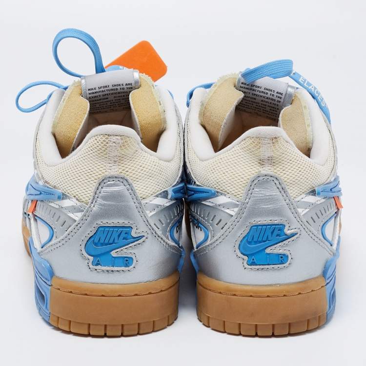 مملوكة مسبقًا Off-White x Nike Multicolor Leather And Fabric Dunk  Lace Up Sneakers Size 44
