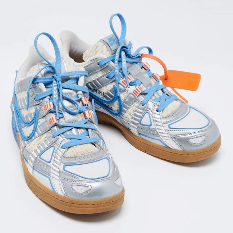 مملوكة مسبقًا Off-White x Nike Multicolor Leather And Fabric Dunk  Lace Up Sneakers Size 44