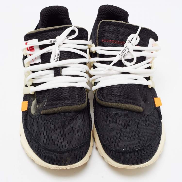 Pre Owned Off-White x Nike Black Mesh The Ten Air Presto Sneakers Size 41