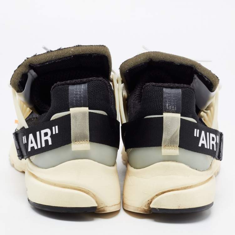 Pre Owned Off-White x Nike Black Mesh The Ten Air Presto Sneakers Size 41