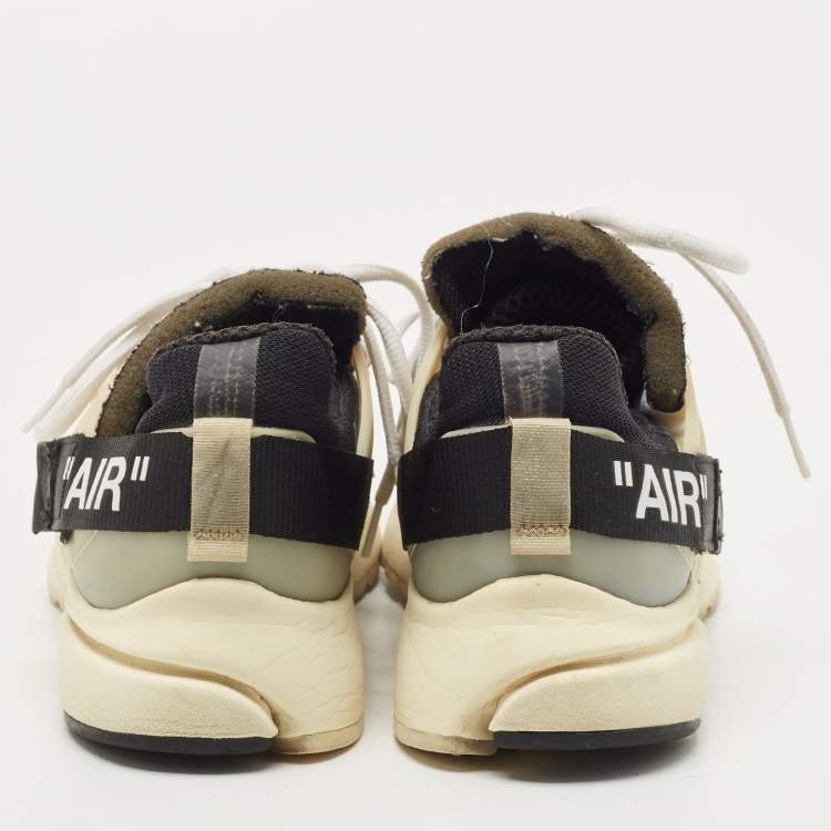Pre Owned Off-White x Nike Black Fabric Air Presto Sneakers Size 40