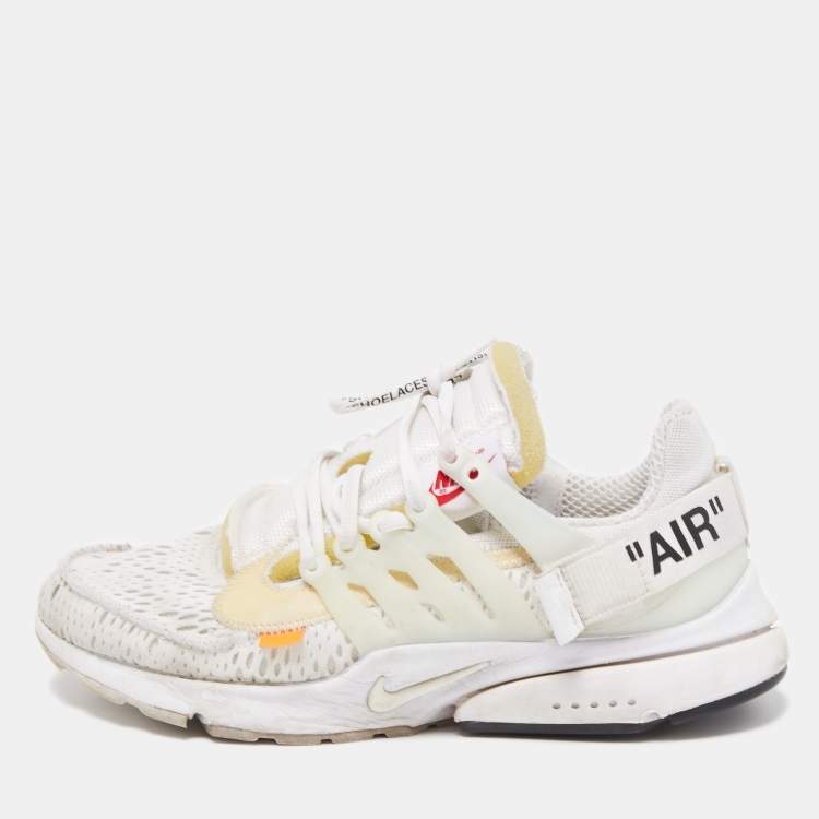Nike x Off White White Fabric Air Presto Low Trainers Sneakers Size 42.5  Off-White x Nike | The Luxury Closet