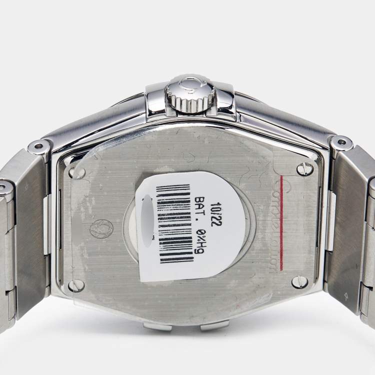 Pre Owned Omega Constellation 123.10.35.60.02.001 Silver Dial Stainless Steel Men's Wristwatch 35 mm