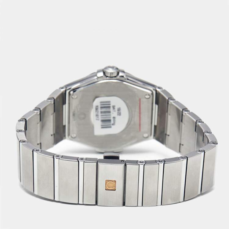 Pre Owned Omega Constellation 123.10.35.60.02.001 Silver Dial Stainless Steel Men's Wristwatch 35 mm