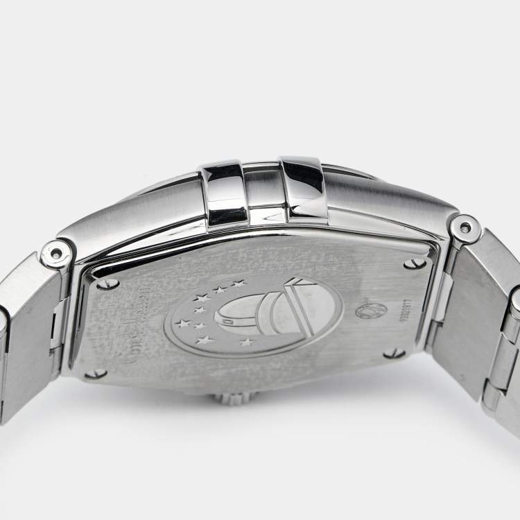 Pre Owned Omega Silver Stainless Steel Constellation 123.10.35.60.02.001 Men's Wristwatch 35 mm