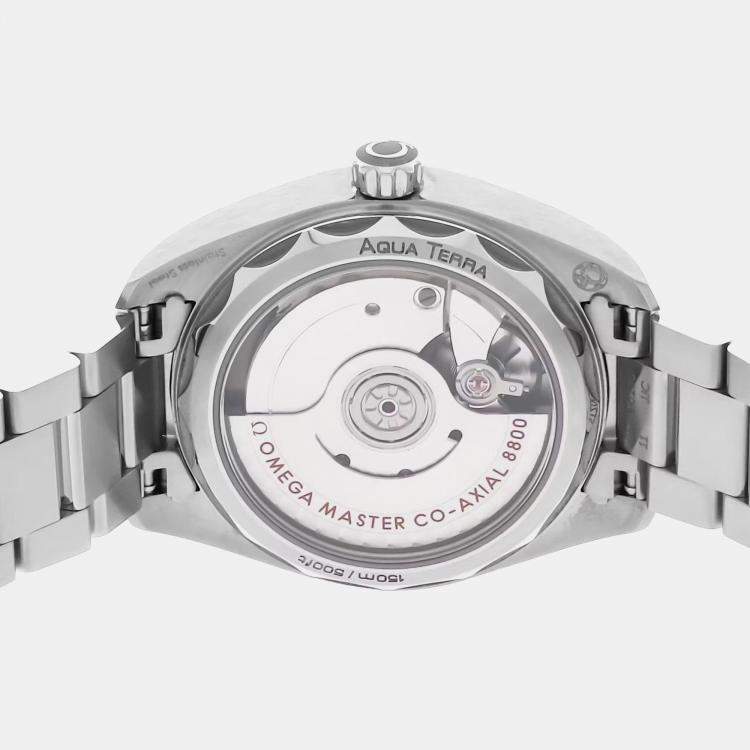Pre Owned Omega Seamaster Aqua Terra 220.10.34.20.60.001 Automatic Men's Wristwatch 34MM