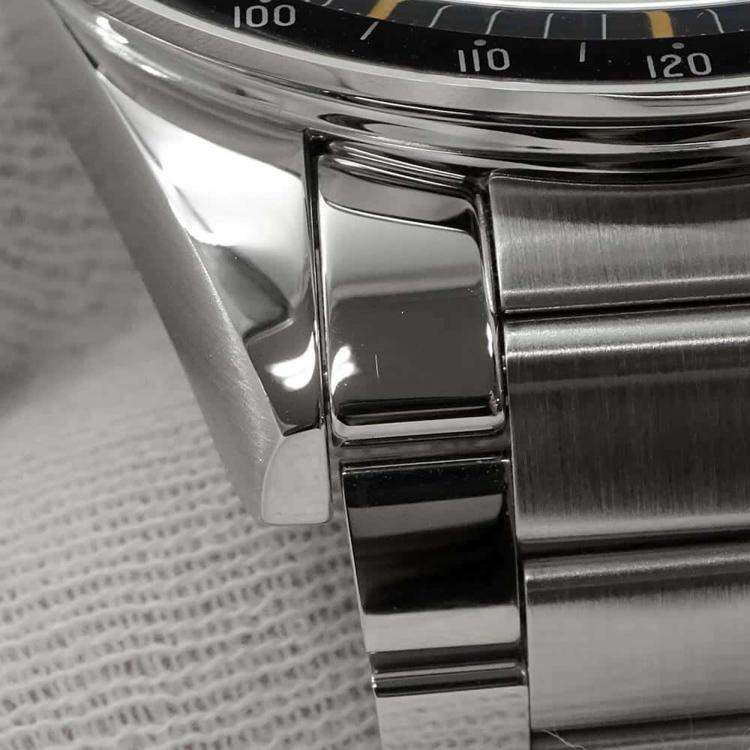 Pre Owned Omega Black Stainless Steel First Omega In Space Speedmaster 310.30.40.50.06.001 Automatic Men's Wristwatch 39.7mm