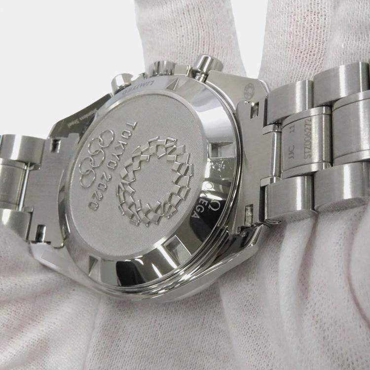 Pre Owned Omega Speedmaster 522.30.42.30.04.001 Manual Winding Silver Stainless Steel Men's Wristwatch 42 mm