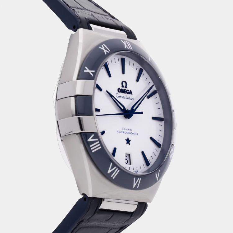 Pre Owned Omega Constellation 131.33.41.21.04.001 Automatic White Stainless Steel Men’s Wristwatch 41mm
