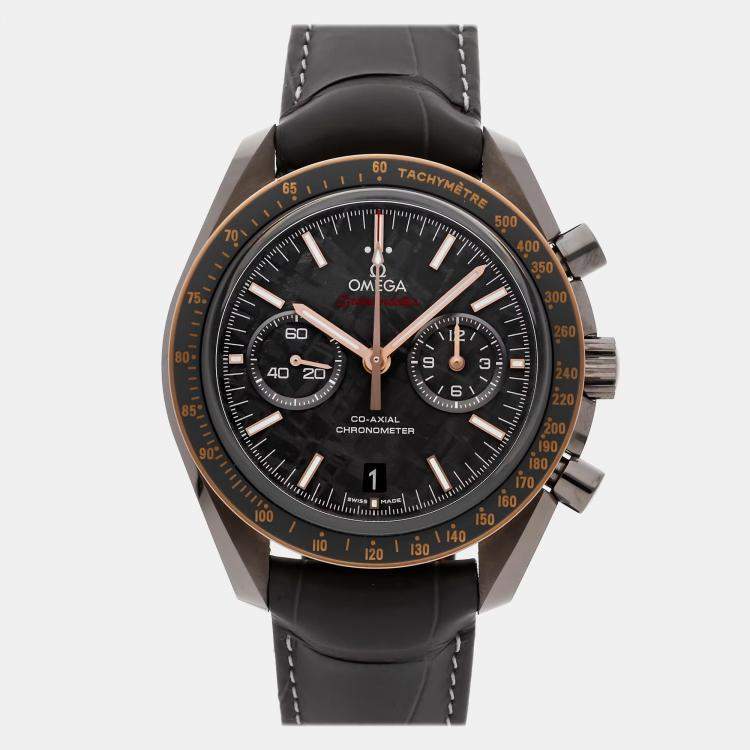 Pre Owned Omega Speedmaster Moonwatch Chronograph 311.63.44.51.99.001 Automatic Grey Ceramic Men’s Wristwatch 44mm