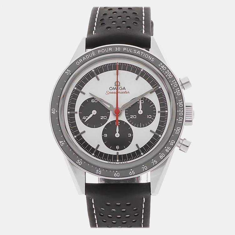 Pre Owned Omega Speedmaster Moonwatch 311.32.40.30.02.001 Manual Winding Silver Stainless Steel Men’s Wristwatch 39 mm