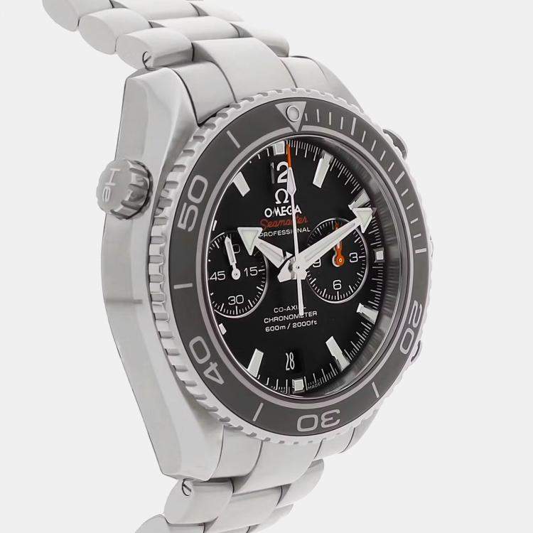 Pre Owned Omega Seamaster Planet Ocean 232.30.46.51.01.001 Automatic Black Stainless Steel Men’s Wristwatch 45 mm