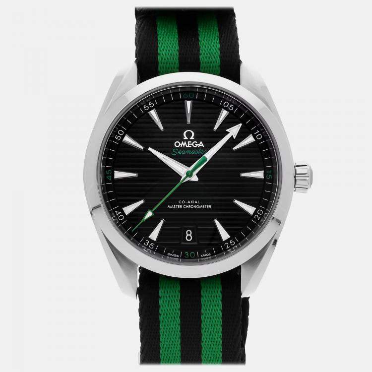 Pre Owned Omega Seamaster Aqua Terra 220.12.41.21.01.002 Automatic Black Stainless Steel Men’s Wristwatch 41 mm