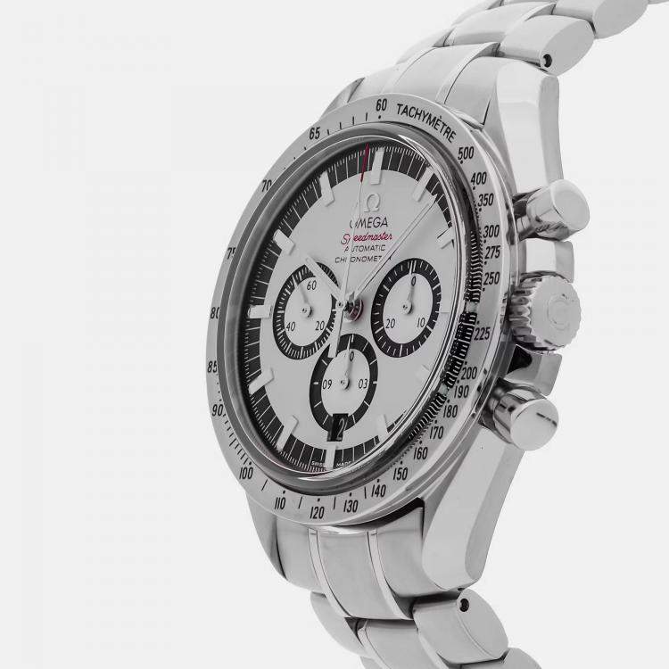 Pre Owned Omega Speedmaster 3506.31 Automatic White Stainless Steel Men’s Wristwatch 42 mm