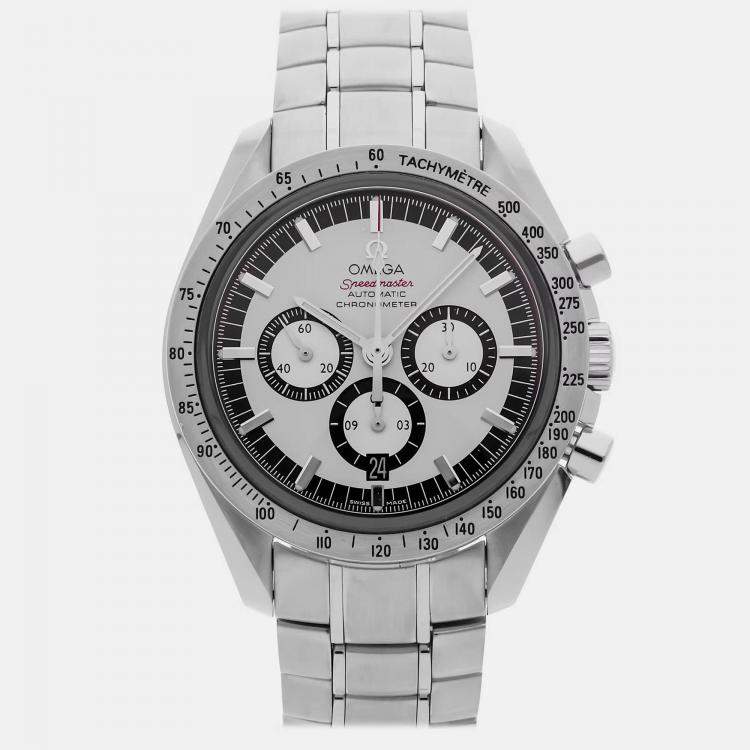 Pre Owned Omega Speedmaster 3506.31 Automatic White Stainless Steel Men’s Wristwatch 42 mm