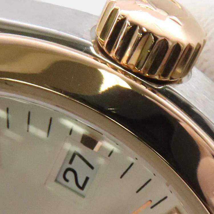 Pre Owned Omega Seamaster Aqua Terra 2304.30 Automatic White 18k Rose Gold Stainless Steel Men's Wristwatch 36 mm